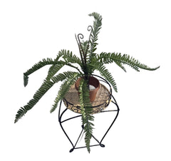 16 inch Artificial Fern PVC Bush x 12 for Indoor and Outdoor Silk Plants Canada