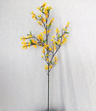 36 inch Artificial Silk Forsythia Branch - Yellow | Silk Plants Canada