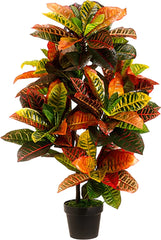 3 Foot Artificial Silk Croton Silk Plant Silk Plants Canada